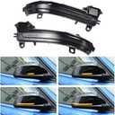 Dynamic Led Side Mirror Sequential Turn Signal Light Indicator For BMW 1 2 3 4 Series F20 F30 F31 F21 F22 F23 F32 F33 F34 X1 E84 F36 F87 M2 (Yellow)