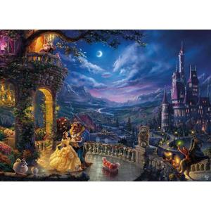 Ceaco - Thomas Kinkade - Disney - Beauty & The Beast Dancing in The Moonlight - 1000 Piece Jigsaw Puzzle