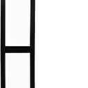 Elevon Dog Door for Sliding Glass Door, Doggie Door Insert with Magnetic Closing Latch Plate, Adjustable Height 80.5"-85.5" Slider Height, Patio Pets Door for Dogs, No-Cut Install, Medium, Black