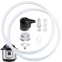 11 PCS Instant Pot Accessories for Duo 5, 6 Quart Qt IP-DUO50 IP-DUO60, InstantPot Replacement Parts Include 2 Sealing Ring, Steam Release Valve, Anti-Block Shield, Float Valve and Gasket