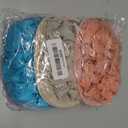 3 Pack Body Sponge Brushes Pouf Mesh Brush Shower Glove with Flower Bath Ball