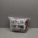 PrinceDeco 2 Pieces Armchair Slipcover Stretch Couch Covers for T Cushion Chair Slipcovers Soft Arm Chiar Cover Furniture Covers with 1 Individual T Shape Seat Covers Width Up to 40", Burgundy