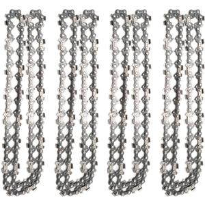 4 Pack 18 Inch Chainsaw Chain, 050" Gauge Low Kickback 62 Drive Links, Replacement for Husqvarna Replacement for Stihl Replacement for Poulan Models 4 Pack 18 Inch Chainsaw Chain, 050" Gauge Low Kickback 62 Drive Links, Replacement for Husqvarna Replacement for Stihl Replacement for Poulan Models