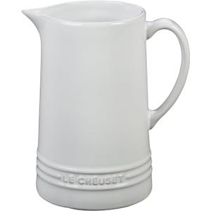 Le Creuset Stoneware Pitcher, 1.6 qt., White