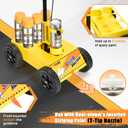 CAROD Striping Line Marking Machine, Parking Lot Striping Machine, Compatible with Professional Inverted Striping Spray Paint, Line Striper Machine for Fast and Accurate Marking, Yellow (Yellow)