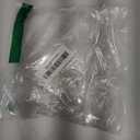 500pcs Long Curved Nail Tips, Curved Square Press on Nails, 10 Different Sizes, Transparent Design, Stylish and Simple, Suitable for Nail Salon Home Diy