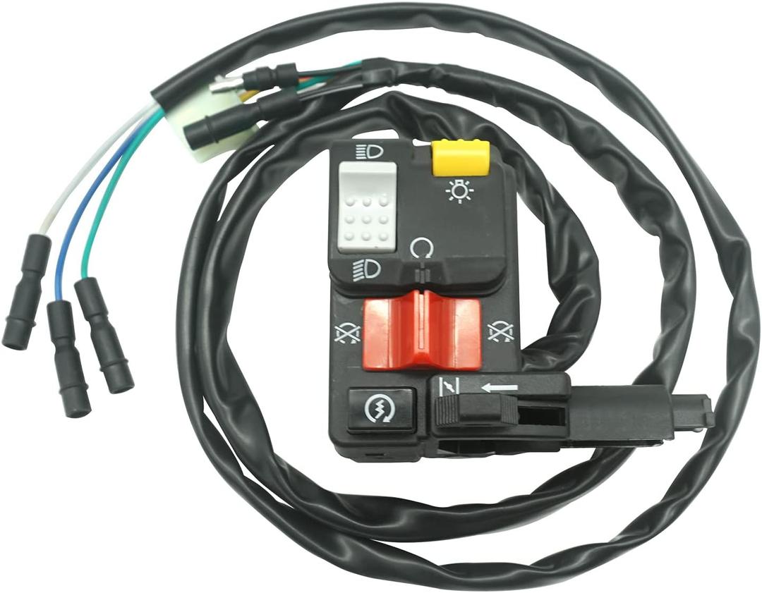 M MATI Handlebar Switch Start Kill Stop Headlight for Honda TRX300 TRX300FW FourTrax 1996-2000 35020-HM5-A10