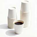 TashiBox 3 oz white paper bath cups, 200 count