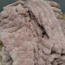 Pink Fuzzy Blanket, Blanket for Couch, Soft Lightweight Ribbed Plush Blanket for Sofa and Bed, All-Season Cozy Striped Throw 90x90 inches