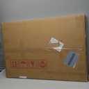 Bathroom Mirror for Wall with Wooden Frame, 36"x24" Solid Wood Vanity Mirror for Farmhouse, Bathroom, Bedroom Decor, Vertical or Horizontal Hanging (Brown)