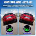 M60 Car Inclinometer for Off-Road SUV Vehicles, MPH KMH GPS Speedometer with Compass, Multifunctional Digital HUD Level Tilt Gauge Angle Slope Meter with Coordinate Display