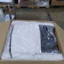 Oxford Baby Uptown Manual Upholstered Glider Recliner Rocking Chair 360 Swivel for Nursery and Living Room  Boucle White