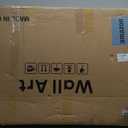 Large 3D Textured Framed Boho Neutral Abstract Wall Art for Living Room, 3 Piece Modern Artwork for Walls, Minimalist Beige Brown Tan Geometric Paintings for Hallway, Stair, Office Wall Decor 24x36 In