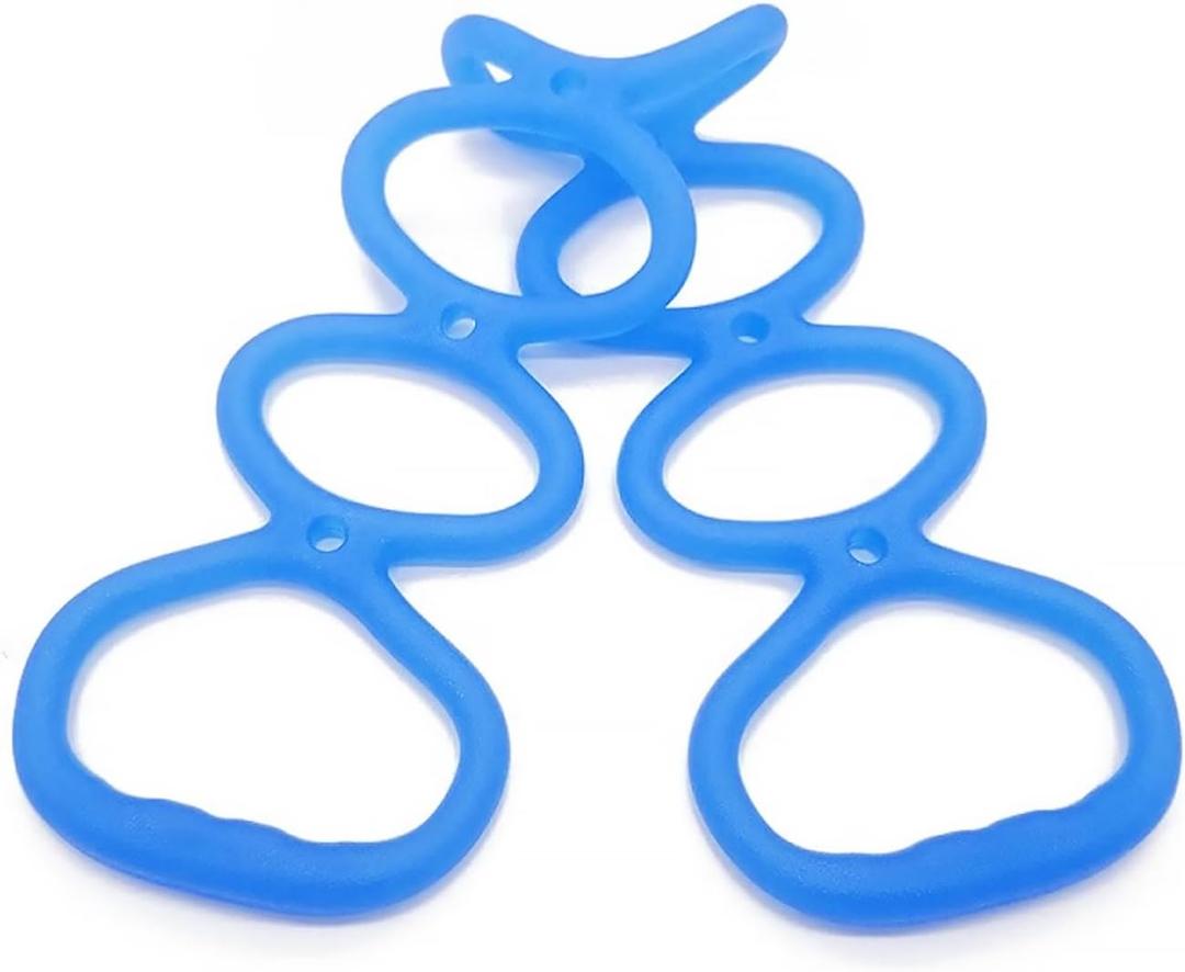 Resistance Bands for Working Out, Adjustable 7-Ring with Handles, Exercise Stretch Bands for Women&Men Fitness,Pilates,Yoga and Physical Therapy (1 Pack)