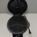 Mueller Heart 5 Waffle Maker, Waffle Iron, Adjustable Browning Control & Nonstick, Cool Touch Handle, Easy to Clean, Small Kitchen Appliances