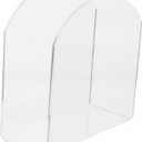 Tabletop Acrylic Clear Napkin Holder Vertical Tissue Storage Rack for Kitchen and Dining Table Decorative Napkin Stand for Easy Access and Organization (13X12X5.5CM)
