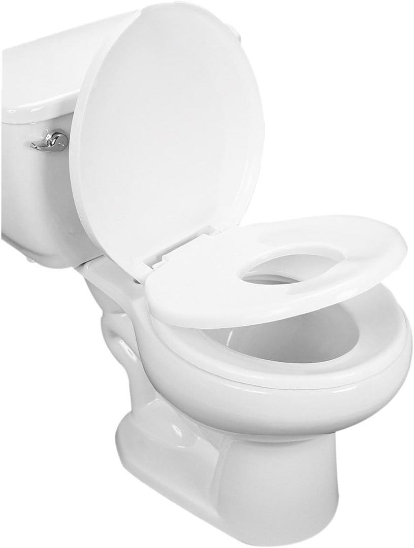 SP Ableware Family Toilet Seat for Children with Smaller Opening - Plastic, White (726200000)