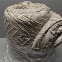 Zzlpp King Size Comforter Set 7 Pieces, Beige Tufted Bed in a Bag with Comforter and Sheets, All Season Boho Bedding Sets with 1 Comforter, 2 Pillow Shams, 2 Pillowcases, 1 Flat Sheet, 1 Fitted Sheet