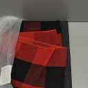 Ceenna Christmas Decor Doormat Combo Set Merry Christmas 17'' x 29'' Coir Welcome Mat and 23.6'' x 51.2'' Buffalo Plaid Rug Front Layered Door Mats Red and Black Entryway Patio Outdoor Decoration