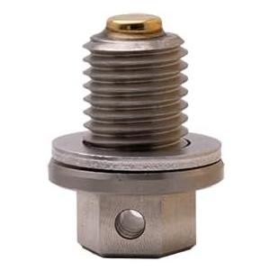 GoldPlug Made in USA | Stainless Magnetic Drain Plug | Fits All Honda Motorcycles | M12x1.5 | MP01T | Reduced Hex Head| | Includes SW03 Washer |