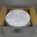 Kitchen Canisters Set of 3, Food Storage Containers for Countertop, Large Airtight Coffee Sugar Tea Containers with Lids, White Farmhouse Decor