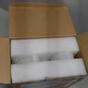 Glass Lamp Shade Replacement Globe & Cover for Light Fixture, 6-1/16" Height 4-1/16" Diameter, 1-5/8 inch Fitter, 5 Pack Amber Hammered Water Ripple Cylinder Glass Shade