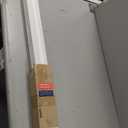 Cordless 2" Faux Wood Blind White 25 1/2 W x 48 H, Outside Mount