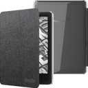 All-New, Clear back case for Kindle Paperwhite (2024 Release) and Kindle Colorsoft - Fabric