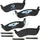 Bendix Premium SBC932A Ceramic Rear Brake Pads for Ford Crown Victoria 2011-2003, Ranger 2011-2010, Lincoln Town Car 2011-2003, Mazda B2300 2010, B4000 2010, Mercury Marauder 2004-2003