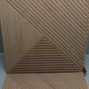 6 PCS Acoustical Wall Panels23.6 x 23.6 Inch Self-adhesive Sound Absorbing Panels Decorative, Wood-Pattern Printing Soundproof Wall Panel for Home Office Studio,patchwork three-color