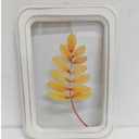 Holiday Home 11.8 Inch Yellow Leaf Wall Decor (4pk)