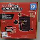 Pocket Hose Ballistic 50 FT Expandable Garden Hose w/Pocket Pivot Swivel Connector, Anti-Burst Sleeve Reinforced with Bulletproof Fiber, Lightweight, No-Kink, Compact, UV-Protected, AS SEEN ON TV