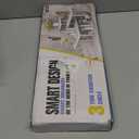 JayRex Bathroom Organizer Countertop Corner Shelf, 3 Tier Moveable Organizer for Make Up, Dresser Table, Desktop (White)