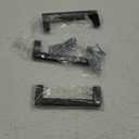 Ravinte 3 Pack 4 Inch Kitchen Square Cabinet Handles Matte Black Cabinet Pulls Black Drawer Pulls Cupboard Hardware Kitchen Handles (4-1/2 Inch (4 Inch Hole Center))