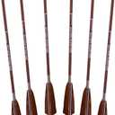 Archery 31-Inch Carbon Hunting Arrows, 4-Inch Turkey Feather Fletching with Replaceable Points, Targeting Practice Arrows Spine 500 for Recurve & Traditional Bows