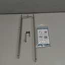 Conworld Toilet Paper Holder Brushed Nickel for 3 Roll Tissue, 1 Pack Bathroom Toilet Paper Storage Over The Tank, Stainless Steel Rustproof Bathroom Toilet Paper Roll Holder Wall Mount, Silver