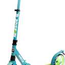 Hurtle Renegade Kick Scooter for Kids, Teenagers & Adults - 2-Wheel Folding Scooter with Adjustable T-Bar Handlebar - Alloy Anti-Slip Deck