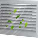 lesolar Door Air Vent Grille 20 x 12 Inch Door Louver Vent Two Sided Ventilation Cover Aluminum Door Air Vent for Exterior Interior Doors Overflow Ventilation Grill Wall Vent for Bathroom Side Wall