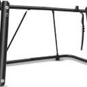 Piano Keyboard Stand - Keyboard Stand with Locking Straps for Kids and Adults - Elegant U Style Heavy-Duty Keyboard Stand - Ideal for 61-88 Key Digital Piano - Durable & Sturdy - Easy to Assemble(Black)