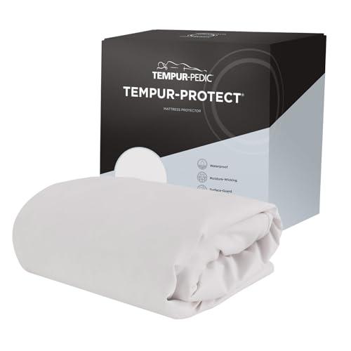 Tempur-Pedic Protect Waterproof Mattress Protector, Twin XL, White