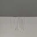 Clear Straws - 12 Pack, Drinking Straws + (2) Cleaning Brushes | Flexible Reusable Eco-Friendly