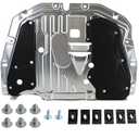 Engine Splash Shield fit for Honda Civic 2016 2017 2018 2019 2020 2021, Aluminum Alloy Front Engine Case Guard Under Car Shield Cover Replace OEM 74110-TBA-A00, 90674-TY2-A01