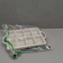 Vinino Silicone Mini Loaf Pans with Metal Reinforced Frame-2 Pack, Non-stick Silicone Bread Pan for Baking 8-Cavity, Tiny Banana Bread Set, Dishwasher Safe Brownie Pan-Cream