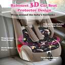 Babenest Car Seat Potty Protector Cover -Waterproof Carseat Training Liner for Baby &Toddler Shower Gift, Dry Piddle Pee Pad with Fun Designs for Strollers & Infant Car Seats (1pc Meteor-Black)
