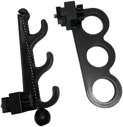 Compatible with Tacoma Bed Rail Fishing Rod Holder Fishing Rod Holder forTruck Beds Fit Above-The-Bed Version, 3 Rod Capacity