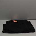 WANGZHI Women's Chiffon Dress Pant Wide Leg Flowy Palazzo Culotte Elastic Waist Casual Skirt Pant Black 2026 Fall ,Large