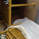 Dttwacoyh Hall Tree with Wheels and Hanging Hooks,Heavy-Duty Metal Coat Rack with Shoe Shelves,3-in-1 Narrow Entryway Storage for Small Space,Suitable for Hallway,Bedroom and Bathroom,Gold