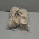 Women's Fuzzy Cozy Warm Slippers Indoor and Outdoor Slip On Cute House Fluffy Clogs (Size 10, Beige)