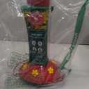 Perky-Pet 209B-1SR Glass Hummingbird Feeders for Outdoors Hanging - 30 fl oz Nectar Capacity - Ant & Bee Guarded Red Bird Feeder