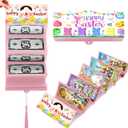 2 x Easter Money Holder with Bunny - 10 Slot Cash Envelope Card for Easter, Birthday, Graduation | Creative Gift for Teens, Kids, Adults, Men & Women (Pink, 1Pcs)